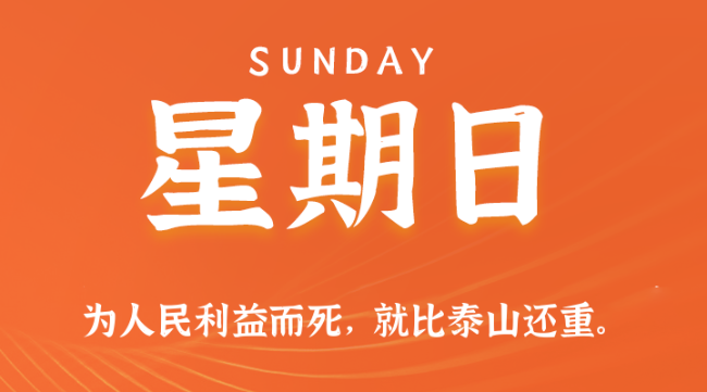 【盈创网络●早安】10日19日，星期日，在这里每天60秒读懂世界！